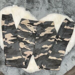 VIP Kids Camouflage Joggers - Gray and Tan
